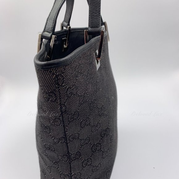 Authentic Gucci Monogram Bucket Shoulder Bag - Picture 6 of 13